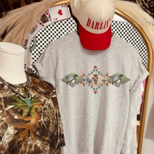 DIAMOND AZTEC DUCK TEE