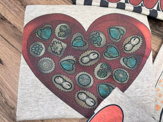 Turquoise heart box