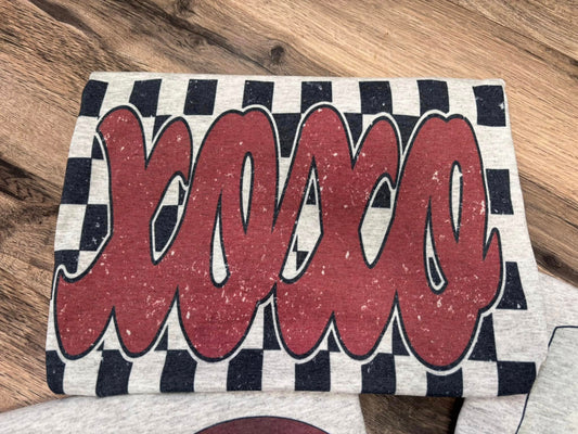 Checkered XOXO