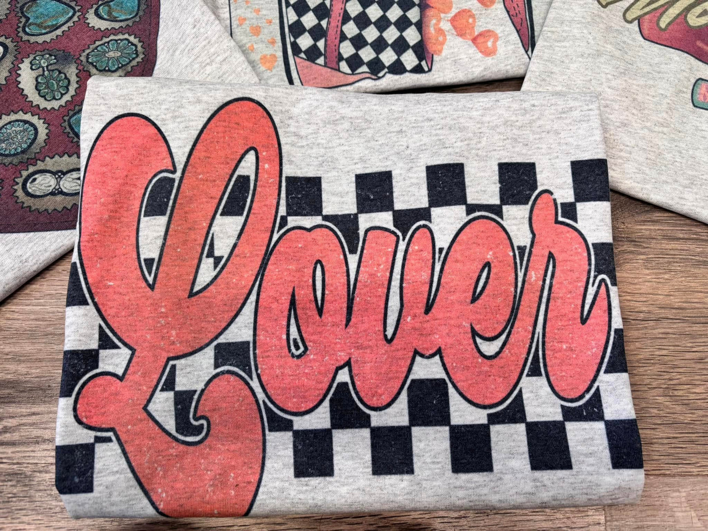 Checkered LOver tee