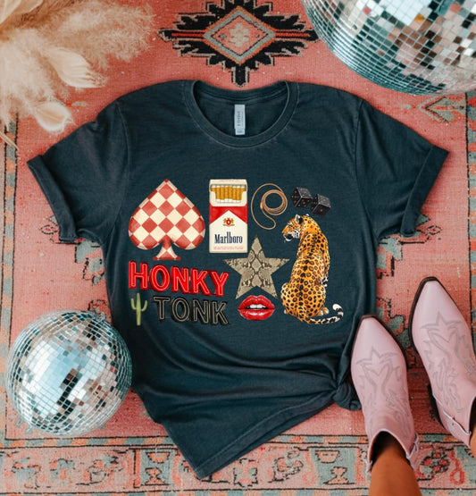HONKY TONK COLLAGE TEE