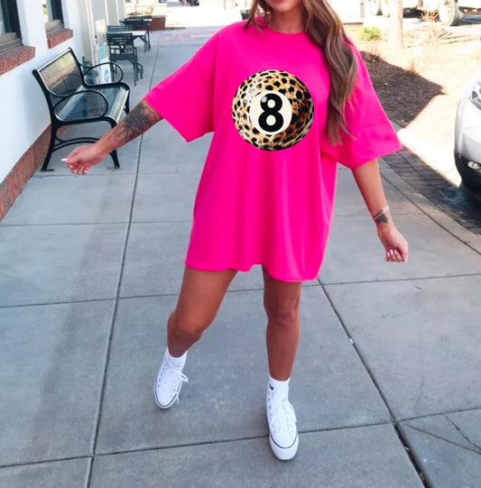 LEOPARD 8 BALL TEE
