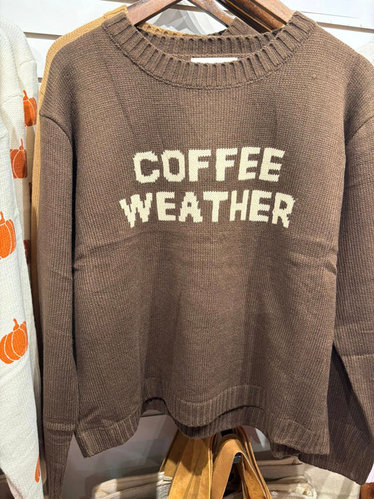 COFFEE WEATHER SWEATER
