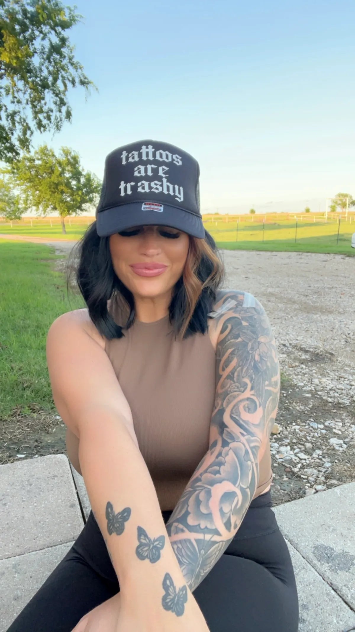 TATTOS ARE TRASHY TRUCKER (BOTH COLORS)