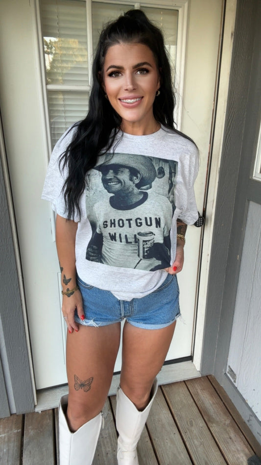 Shot gun Willie tee