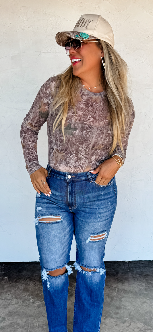 Woodland Mesh Top