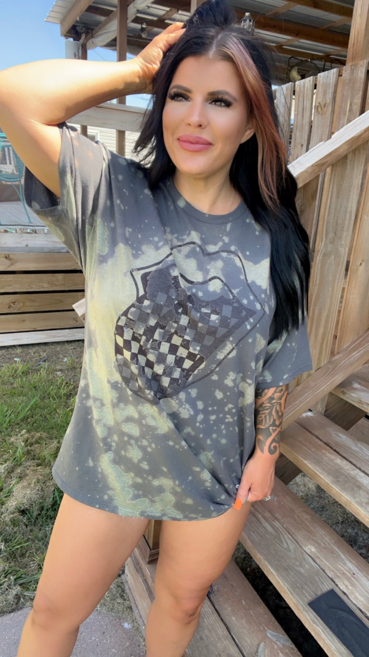 Bleached Tongue Tee
