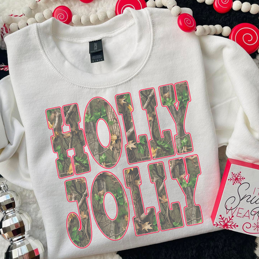 CAMO & PINK HOLLY JOLLY CREW