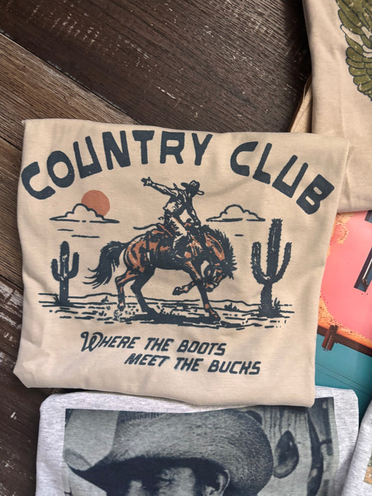 Country club crew