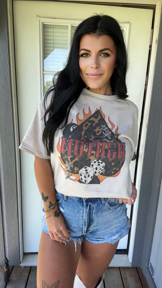 LEOPARD MOTHER SPADE TEE