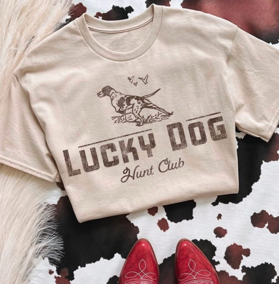 LUCKY DOG HUNT CLUB SUB TEE