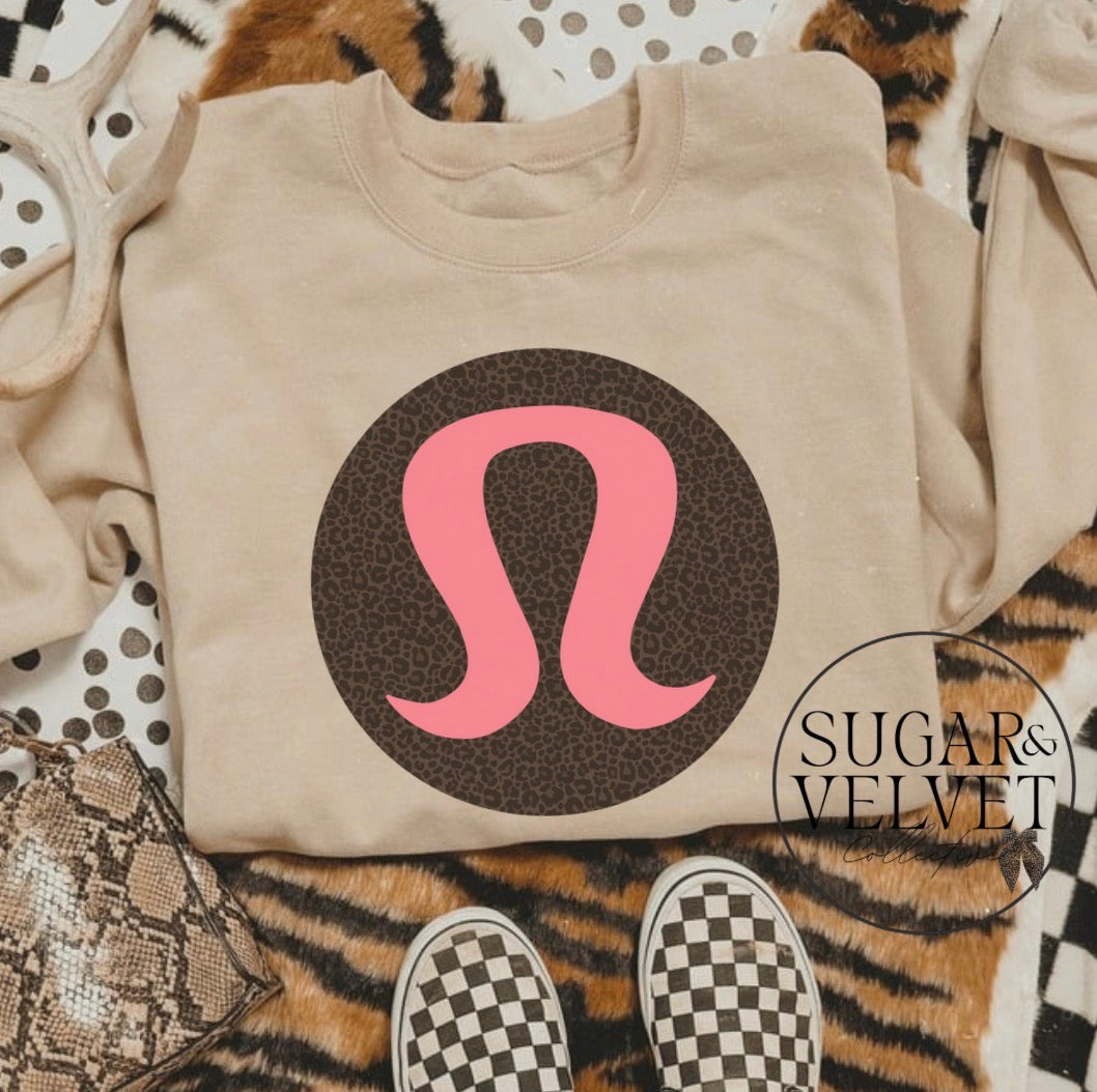 Brown cheetah Lu crew