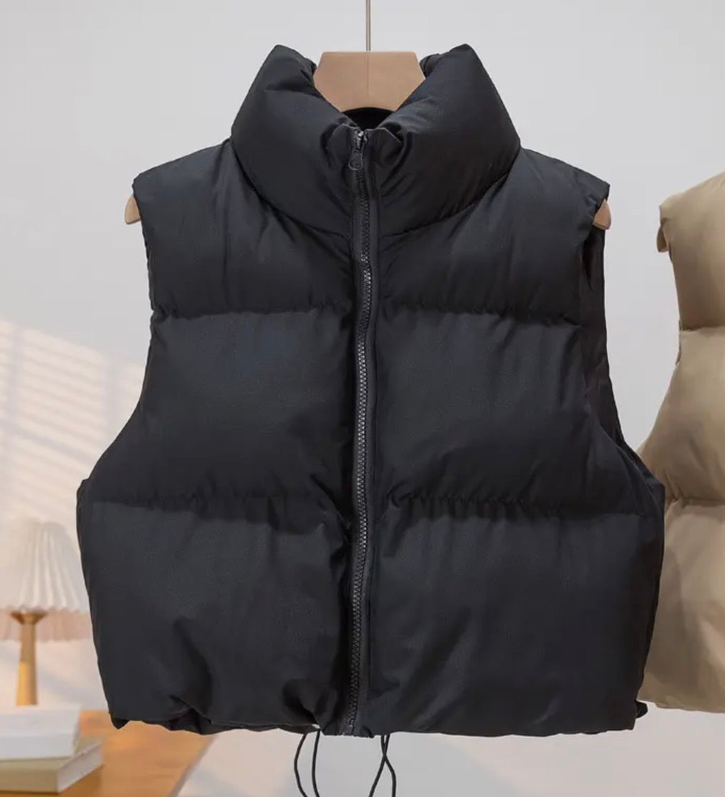 The casual puffer vest
