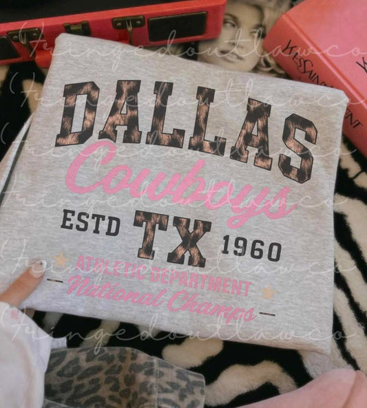 LEOPARD DALLAS COWBOYS TEE