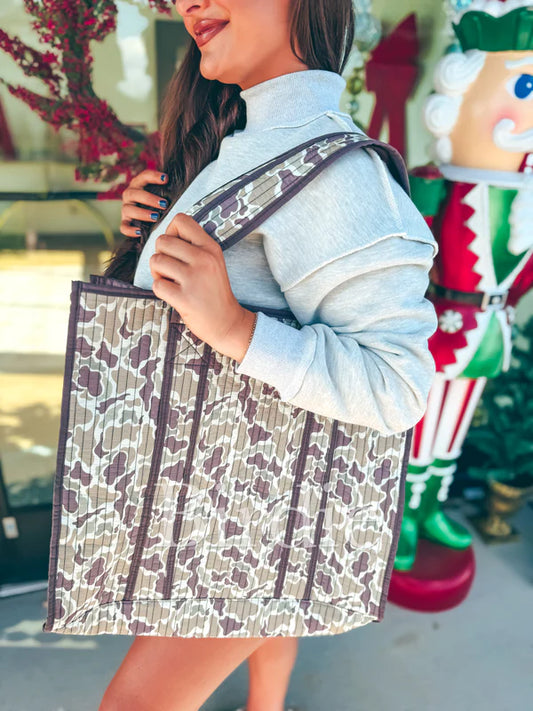 CAMO QUILTED BAG