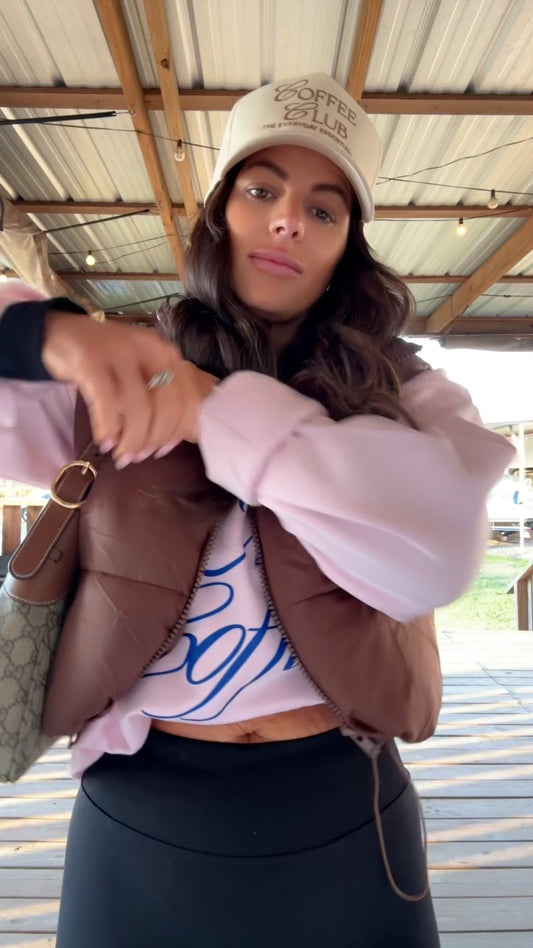 The casual puffer vest